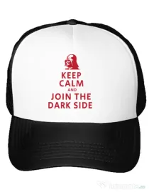 Sapca personalizata Join the darkside Alb