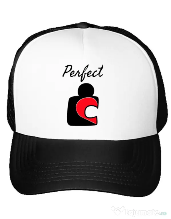 Sapca personalizata Perfect match 1 Alb