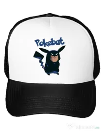 Sapca personalizata Pokebat Alb