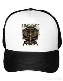 Sapca personalizata Road Rage Alb
