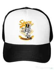 Sapca personalizata Space champion Alb