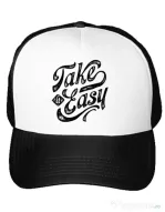 Sapca personalizata Take it easy Alb