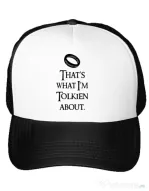 Sapca personalizata Tolkien Alb