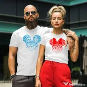 Set Tricouri Cuplu Love Squad 