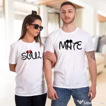 Set Tricouri Cuplu Soul Mate