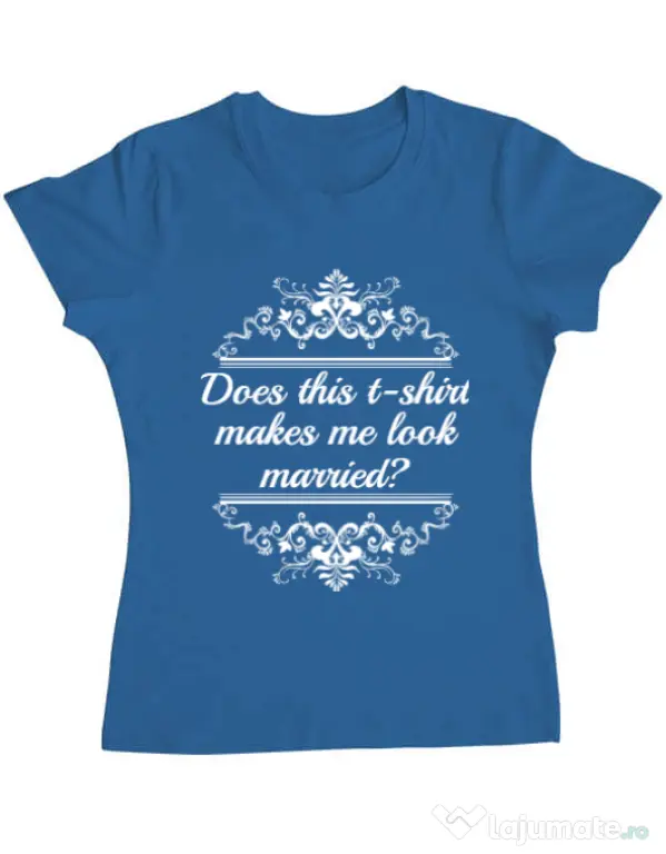 Tricou Mireasa ADLER Marriage Albastru azuriu
