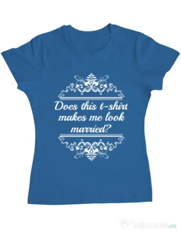 Tricou Mireasa ADLER Marriage Albastru azuriu