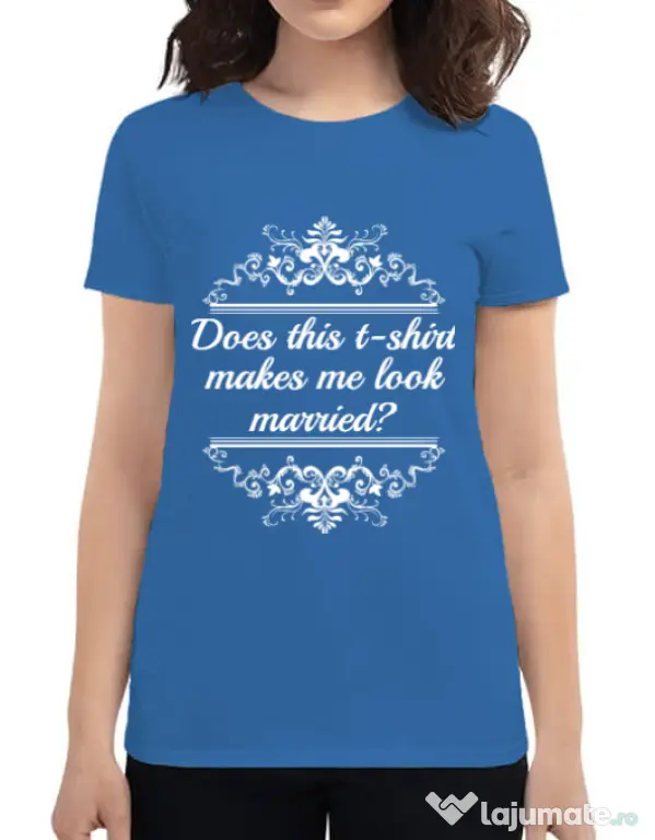 Tricou Mireasa ADLER Marriage Albastru azuriu