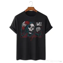 Tricou personalizat negru unisex I Will Call You