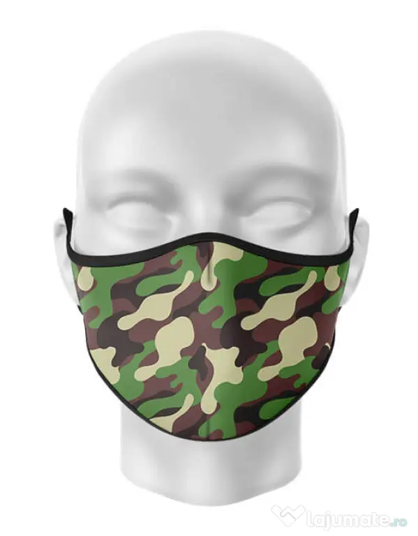 Masca de gura personalizata Camouflage