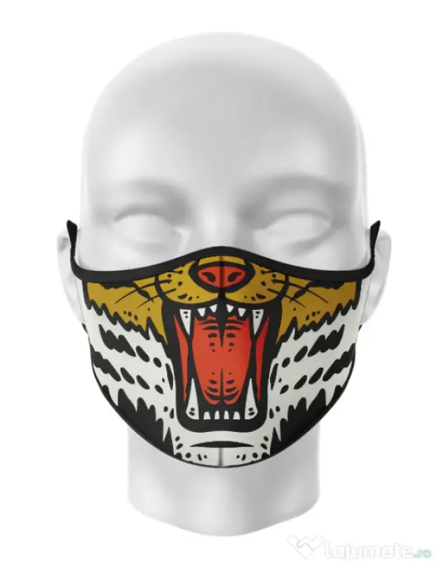 Masca de gura personalizata Tiger mouth