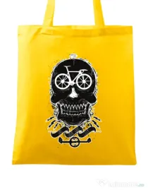 Sacosa din panza Bicycle love Galben