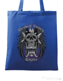 Sacosa din panza Broken Bones Empire Albastru regal
