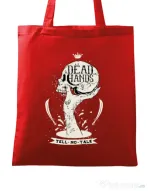 Sacosa din panza Dead hands Rosu