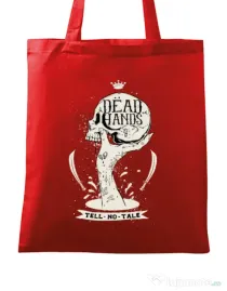 Sacosa din panza Dead hands Rosu