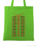 Sacosa din panza Etno 2 Verde mar