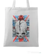 Sacosa din panza Great  Britain Post Alb