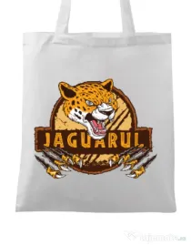 Sacosa din panza Jaguarul Alb