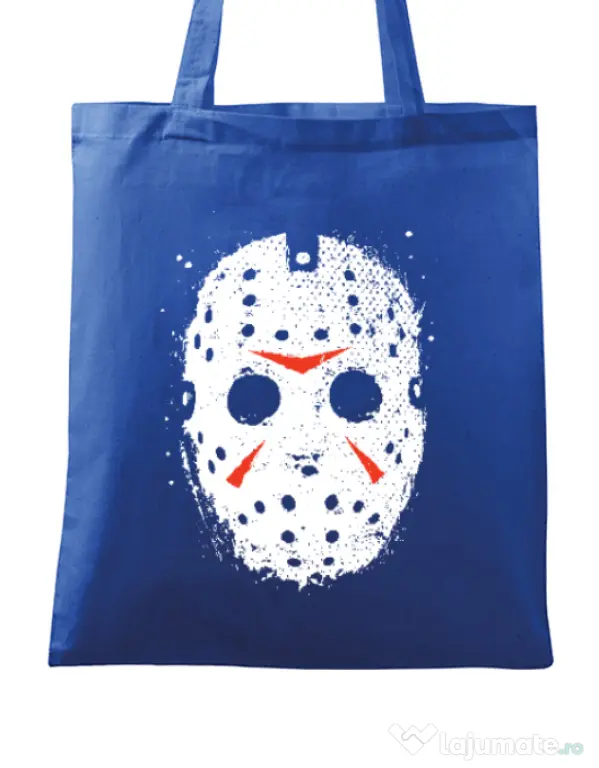 Sacosa din panza Jason Mask Albastru regal