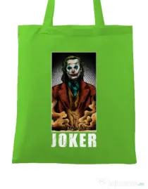 Sacosa din panza Joker flames Verde mar