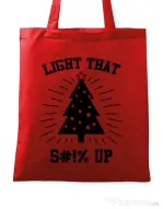Sacosa din panza Light that up Rosu