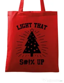 Sacosa din panza Light that up Rosu