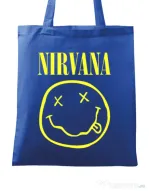 Sacosa din panza Nirvana Albastru regal