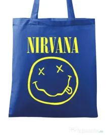 Sacosa din panza Nirvana Albastru regal