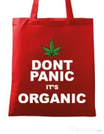 Sacosa din panza Organic Rosu