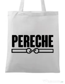 Sacosa din panza Pereche Alb