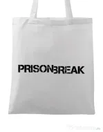 Sacosa din panza Prison break Alb