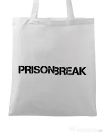 Sacosa din panza Prison break Alb
