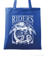 Sacosa din panza Riders on the storm Albastru regal