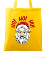 Sacosa din panza Smile santa Galben