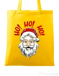 Sacosa din panza Smile santa Galben