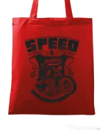 Sacosa din panza Speed and power Rosu
