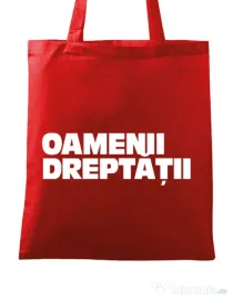 Sacosa din panza Tricou OD Rosu