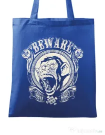 Sacosa din panza Urban monkey Albastru regal