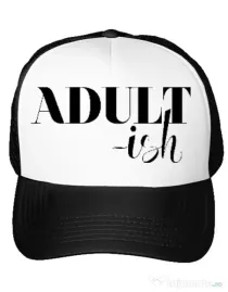 Sapca personalizata Adultish Alb