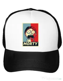 Sapca personalizata Morty Alb