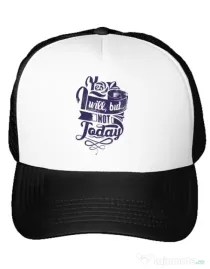 Sapca personalizata Not today Alb