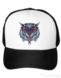 Sapca personalizata Tiger buterfly Alb