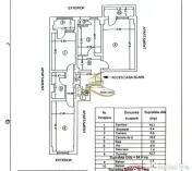 Vând apartament cu 3 camere decomandate in centrul orașului Bacau 