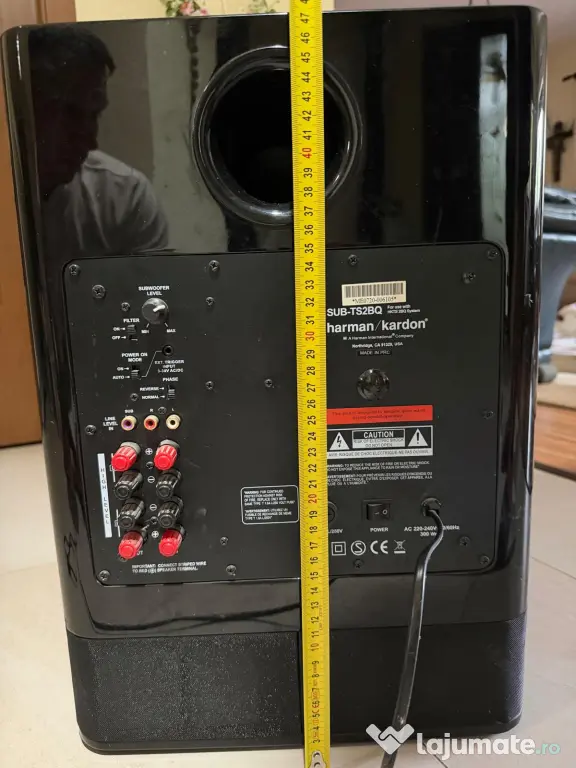 Subwoofer Harman Kardon SUB-TS2BQ – mare, puternic – difuzor bazaie