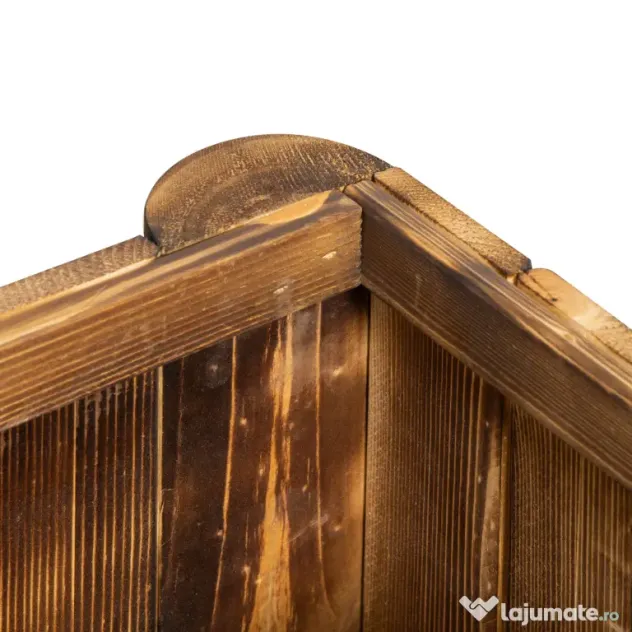 Outsunny Ghiveci Rectangular pentru Plante din lemn de Brad, 70x35x30cm | Aosom Romania