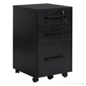 HOMCOM comoda documente, 3 sertare, 39.2x40x65.4 cm | Aosom Romania 