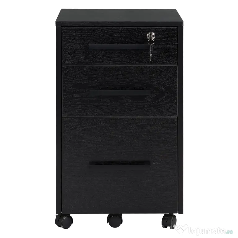 HOMCOM comoda documente, 3 sertare, 39.2x40x65.4 cm | Aosom Romania