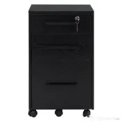 HOMCOM comoda documente, 3 sertare, 39.2x40x65.4 cm | Aosom Romania 