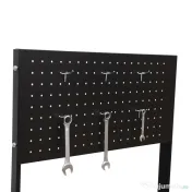 HomCom Cărucior scule pentru Atelier cu Sertar Negru și Portocaliu 61.5 x 33 x 76cm 