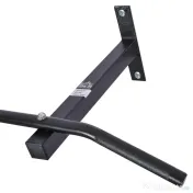 HOMCOM Bara Flotari la Perete Profesionala cu Schelet in Otel, 116 x 43 x 20cm, Negru 